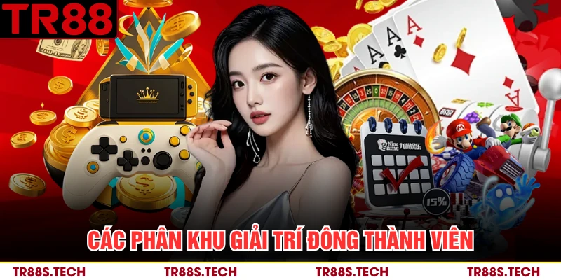 Các phân khu giải trí đông thành viên