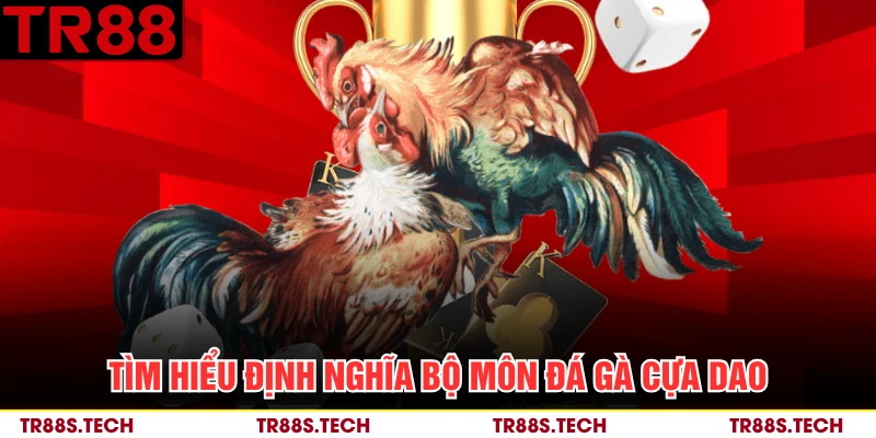 Tìm hiểu định nghĩa bộ môn đá gà cựa dao